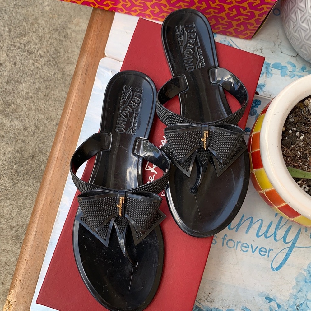 Salvatore Ferragamo Jelly Slippers